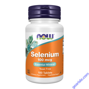 NOW Foods Selenium 100mcg 100 Tablets