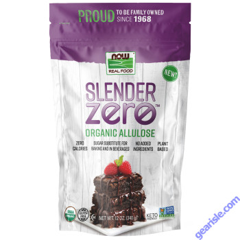 NOW Foods Slender Zero Allulose Organic Powder 12 oz.