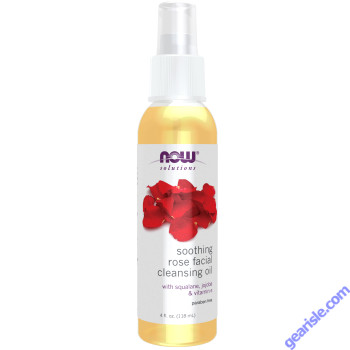 NOW Foods Soothing Rose Facial Cleansing Oil 4 fl oz