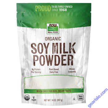 NOW Foods Soy Milk Powder Organic 14 oz