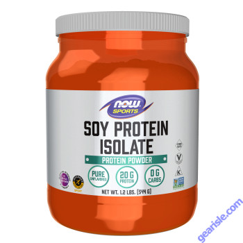 NOW Foods Soy Protein Isolate Unflavored Powder 1.2 lbs.