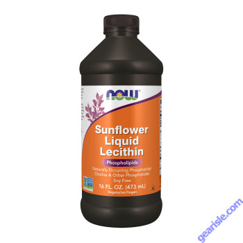 NOW Foods Sunflower Liquid Lecithin 16 fl oz
