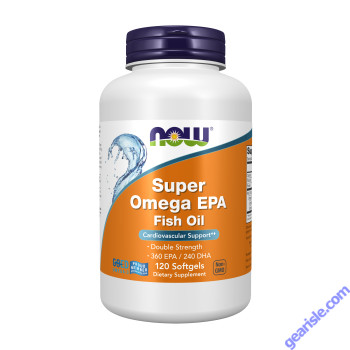 NOW Foods Super Omega EPA Fish Oil Double Strength 120 Softgels