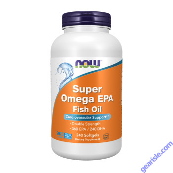NOW Foods Super Omega EPA Fish Oil Double Strength 240 Softgels