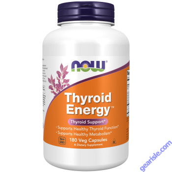 NOW Foods Thyroid Energy 180 Veg Capsules