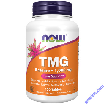 NOW Foods TMG Betaine 1000mg 100 Tablets