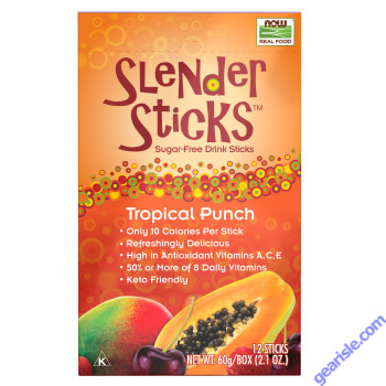 NOW Foods Tropical Punch Slender Sticks 12/Box