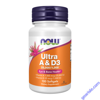 NOW Foods Ultra A & D-3 25000/1000 100 Softgels