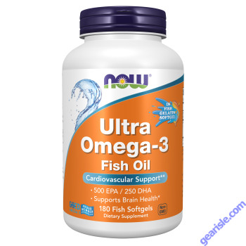 NOW Foods Ultra Omega-3 180 Fish Softgels