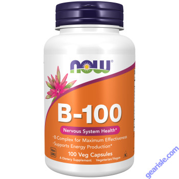 NOW Foods Vitamin B-100 100 Veg Capsules