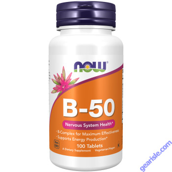 NOW Foods Vitamin B-50 100 Tablets
