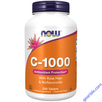NOW Foods Vitamin C-1000 250 Tablets