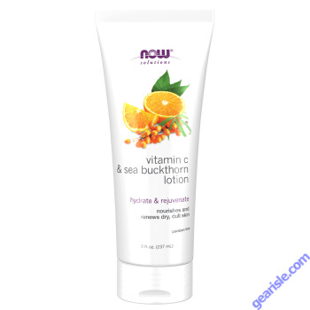 NOW Foods Vitamin C Ascorbic Acid & Sea Buckthorn Lotion 8 fl oz