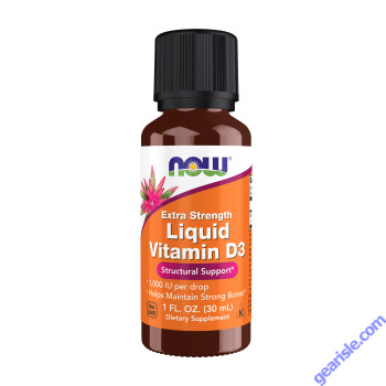 NOW Foods Vitamin D-3 Liquid Extra Strength 1 fl oz