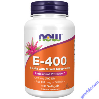NOW Foods Vitamin E-400 100 Softgels
