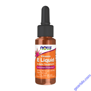 NOW Foods Vitamin E Liquid 1 fl oz
