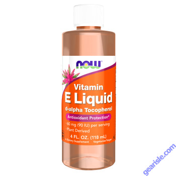 NOW Foods Vitamin E Liquid 4 fl oz