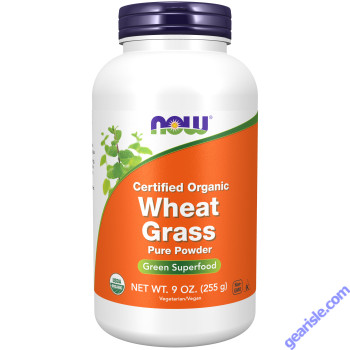 NOW Foods Wheat Grass Powder Organic 9 oz.