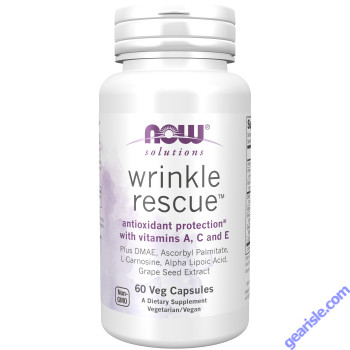 NOW Foods Wrinkle Rescue 60 Veg Capsules