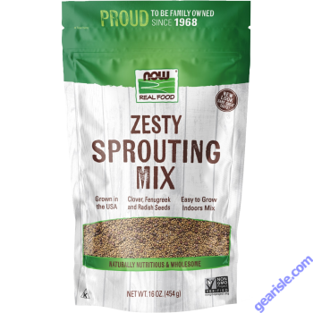 NOW Foods Zesty Sprouting Mix 16 oz.