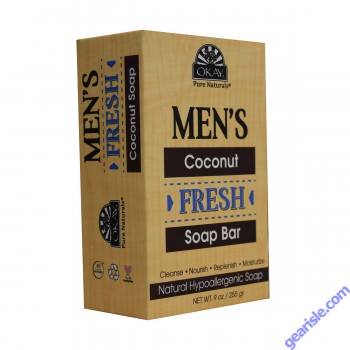 OKAY Coconut Fresh Bar Soap front view