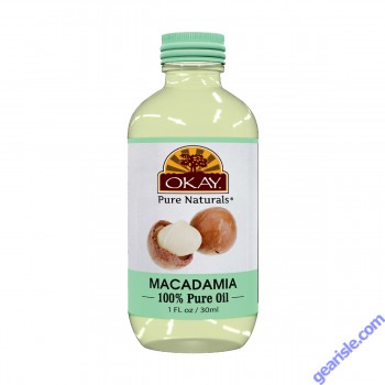 OKAY Macadamia Oil 1oz for Skin and Hair
