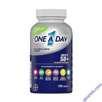 Bottle of One A Day Men's 50+ Multivitamin