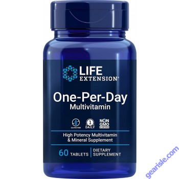 Life Extension One-Per-Day Multivitamin bottle