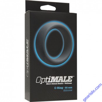 OptiMALE C- Ring 55mm Silicone Black Doc Johnson