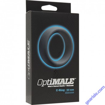 OptiMALE C- Ring 50mm Silicone Black Doc Johnson