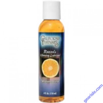 California Fantasies Razzels Warming Lubricant-Sensational Orange