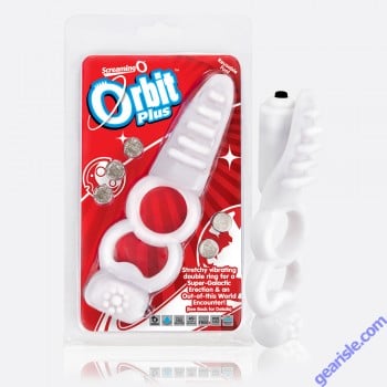 ScreamingO Orbit Plus Stretchy Vibrating Double Ring Erection Toy