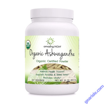 Organic Ashwagandha Powder 16 Oz
