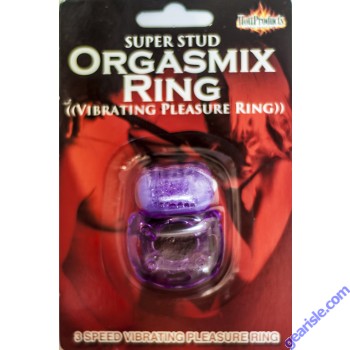 Super Stud Orgasmix Penis 3 Speed Vibrating Pleasure Ring Water Proof