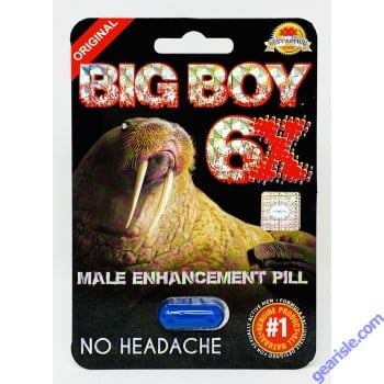 Big Boy 6X Max Power 7 Days Enhancement for Men 1 Pill