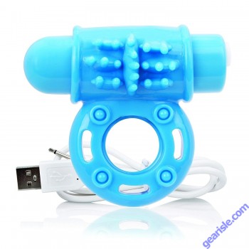 Charged Owow Vibe Ring Blue ScreamingO