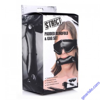 Strict Padded Blindfold And Gag Bit