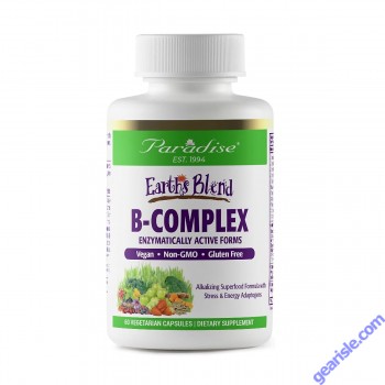 Bottle of Paradise Herbs B Complex supplement