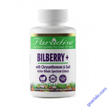 Paradise Herbs Bilberry Goji Chrysanthemum Supplements