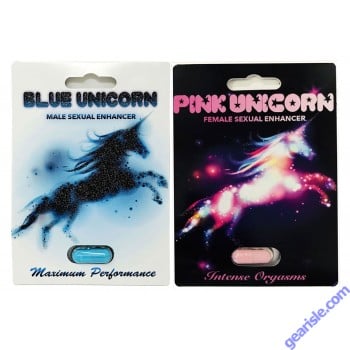  Party Package Blue Pink Unicorns 