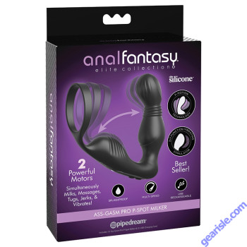 Pipedream Anal Fantasy Elite Ass Gasm Pro P Spot Milker Silicone boxed