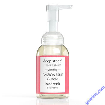 Passion Fruit Guava Foaming Hand Wash 8 Oz Deep Steep Premium Beauty