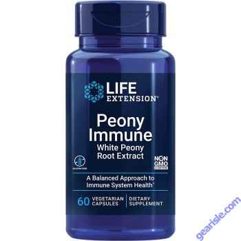 Life Extension Peony Immune bottle