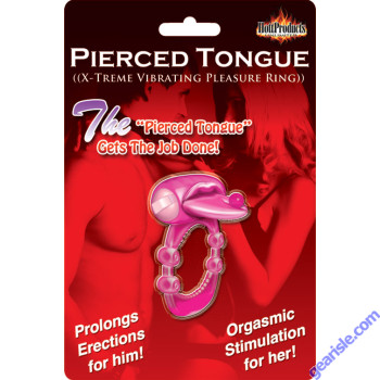 Pierced Tongue X Treme Vibrating Pleasure Ring