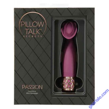 Pillow Talk Secrets Passion Luxurious Mini Vibrator Bristle Head