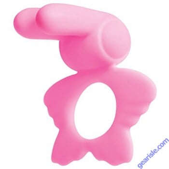 Adam and Eve Silicone Butterfly Couple's Penis Ring 