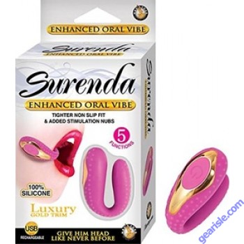 Surenda Enhanced Oral Vibe Silicone Pink Luxury 