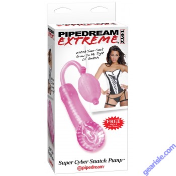 Watch your penis swell with power with each squeeze of the medical-style pump ball. The super-soft cyber-snatch clings to your pleasure rod like a real lover would - warm, tight and full of passion.