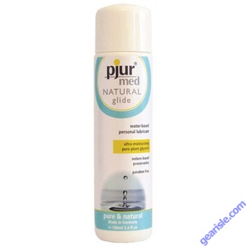 Pjur Med Natural Water Based Personal Lubricant Nature Based Preservative 3.4 FL.Oz (