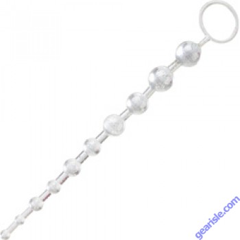 Anal Platinum X-10 Beads Silver Color Cal Exotics 